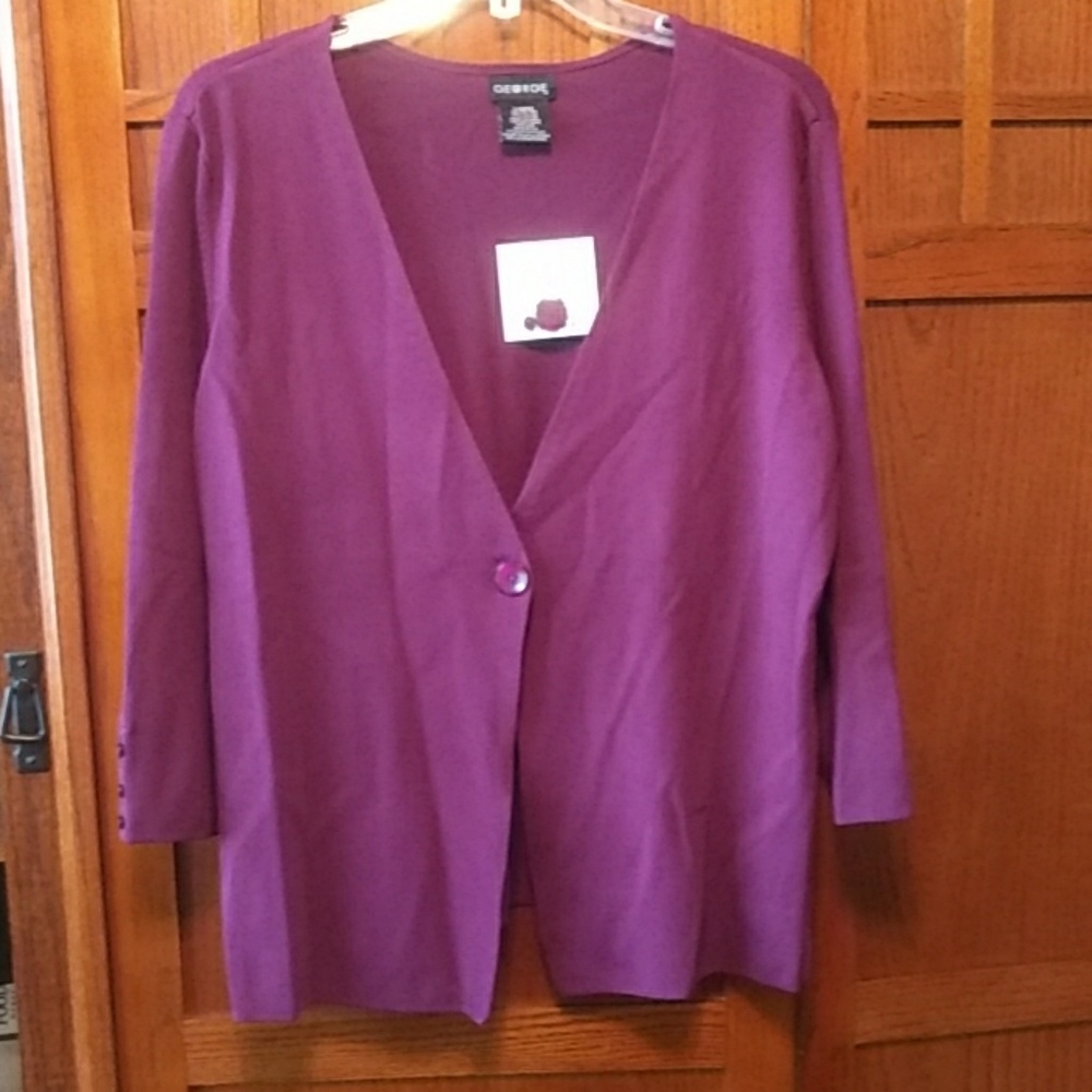 Purple Cardigan